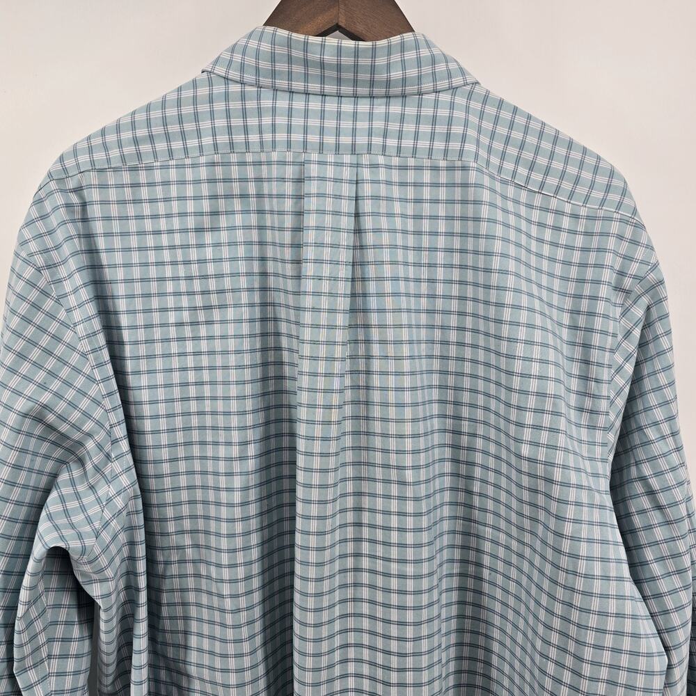 Brooks Brothers Men's Regent Fit Shirt XXL Blue Plaid Long Sleeve Button Up - Picture 7 of 7